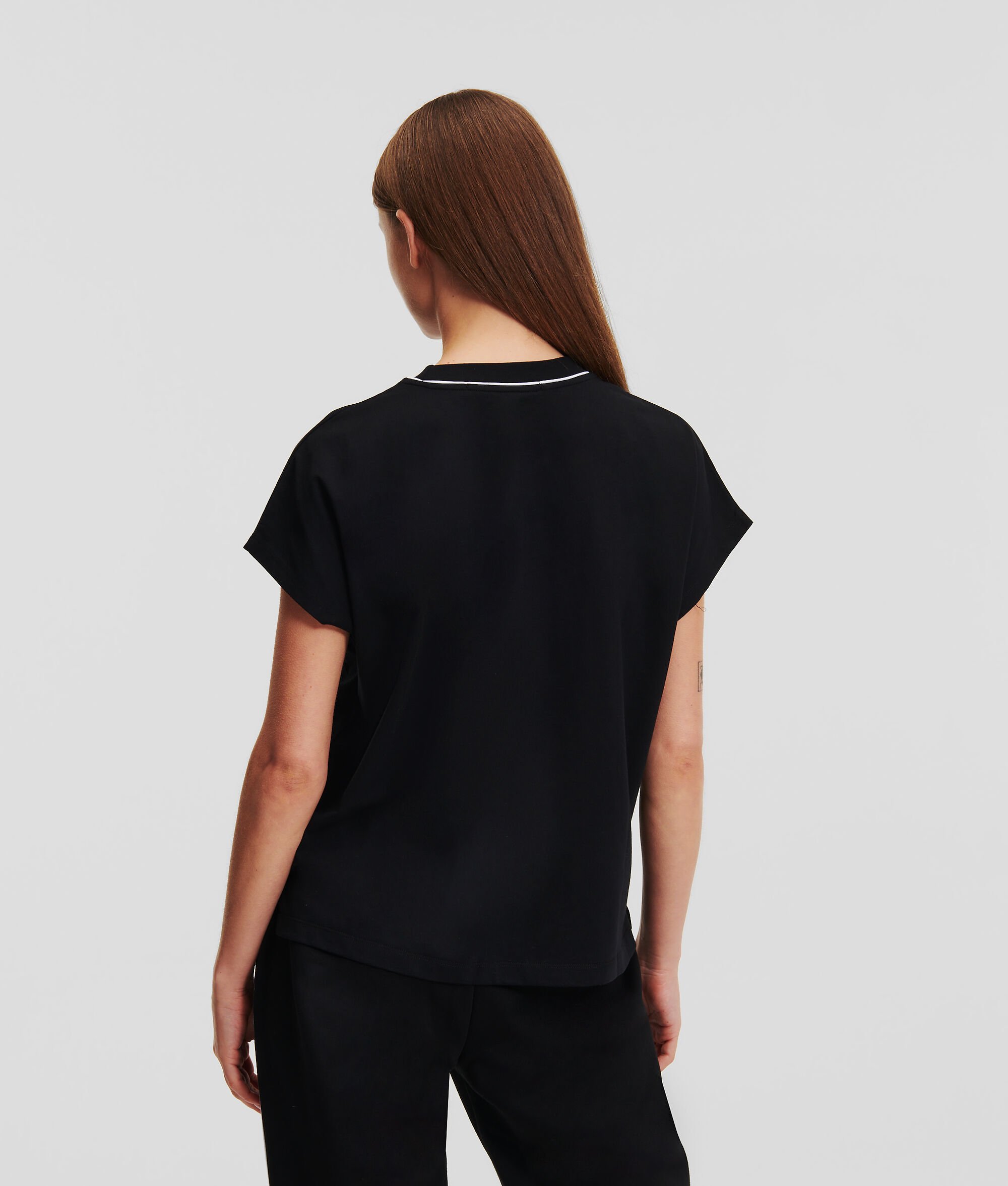 (image for) Stunning HOTEL KARL CAP SLEEVE LOUNGEWEAR T-SHIRT